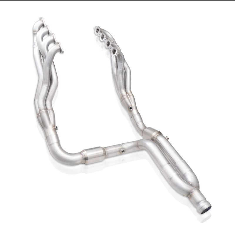 GMC Yukon Performance Exhaust - Stainless Works - Long Tube Headers with Y-Pipe - Mill Finish - `15-`20